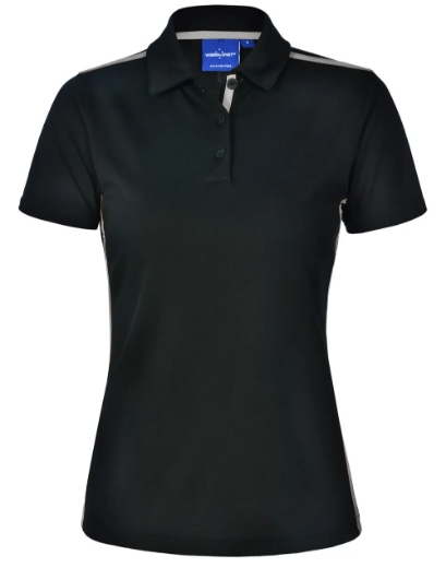 Picture of Winning Spirit, Ladies Rapid Cool S/S Contrast Polo